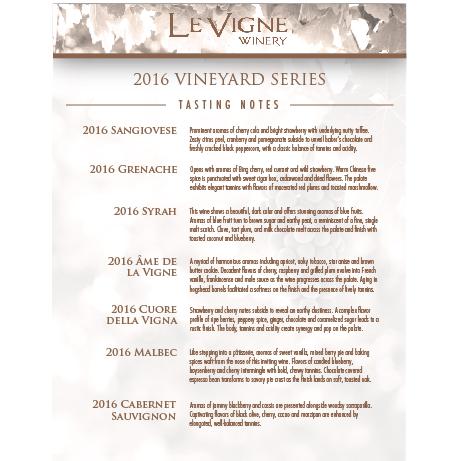 VS 2016 Tasting Notes Thumbnail